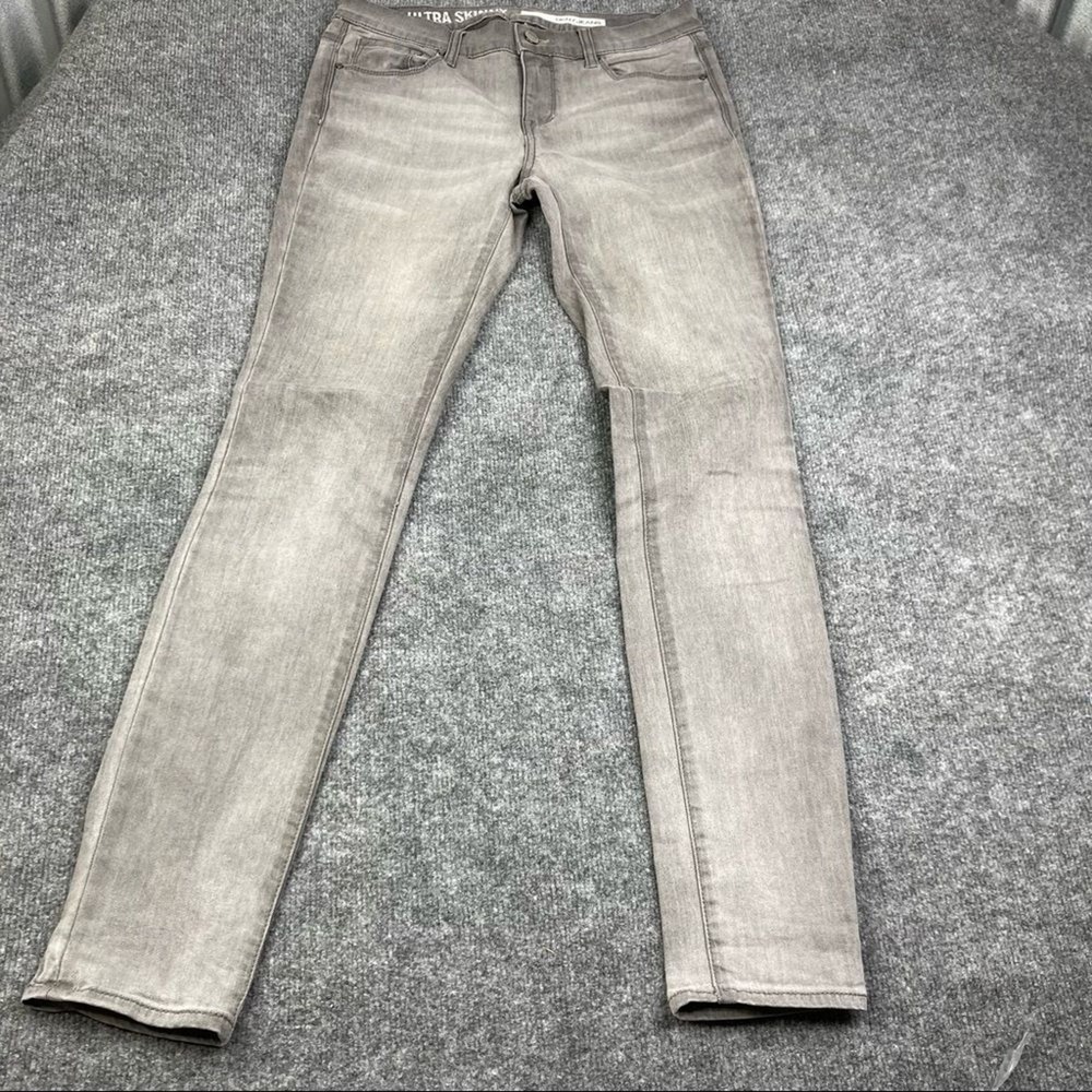 DKNY Jeans Skinny Womens Size 2 Grey Ave B Ultra Skinny Stretch Denim Casual